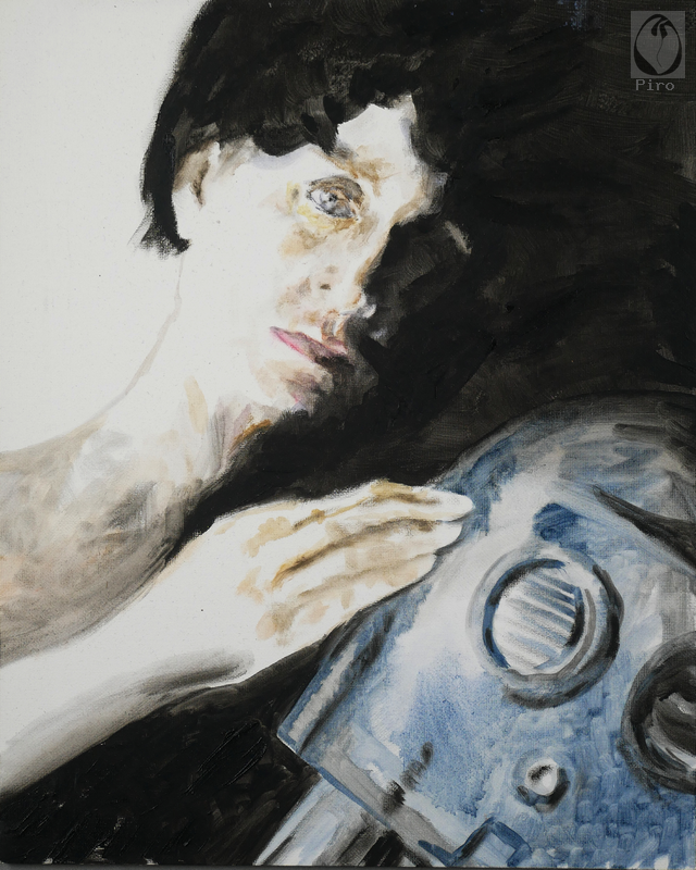 oil on canvas - olio su tela di Piro